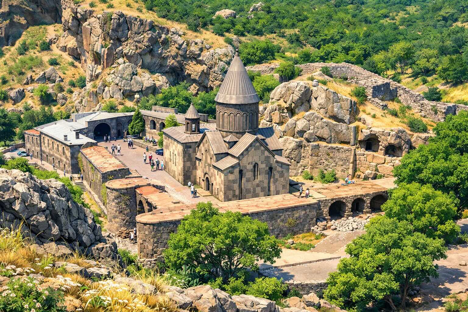 Гегард — монастырь в скалах